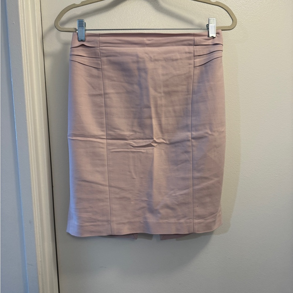 Express Light Pink Pencil Skirt